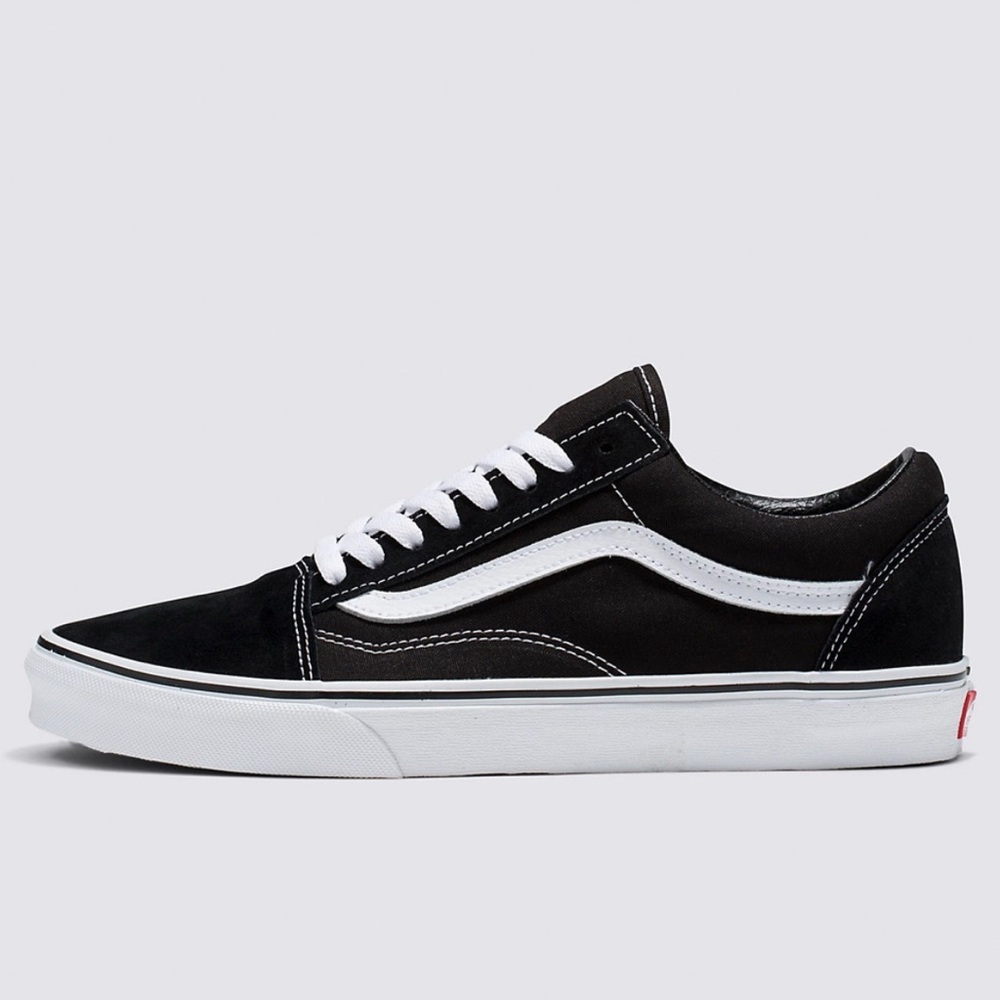 Vans Black and White Sneakers With Original Box